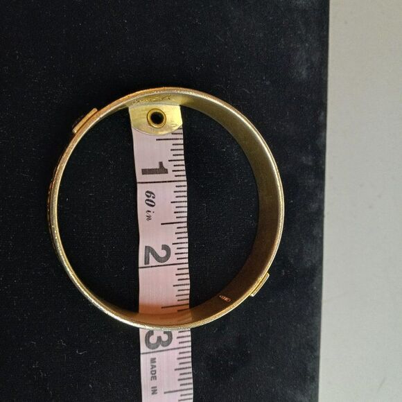 Coach Signature gold tone metal bracelet - Picture 3 of 5